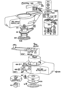 (2) Rewind Starter Assys. Diagram and Parts List for 81702-0144-XX  Briggs and Stratton Engine